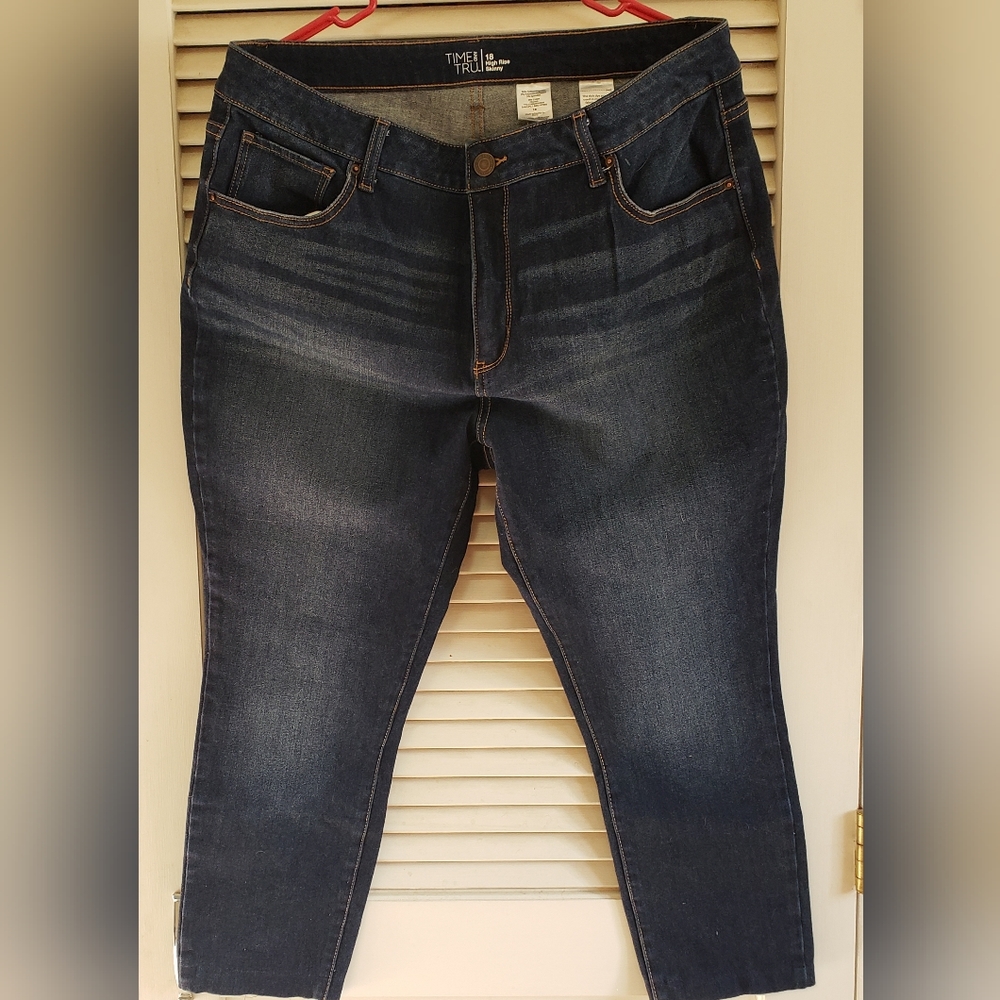 Time & Tru Jeans High-rise Skinny 18P